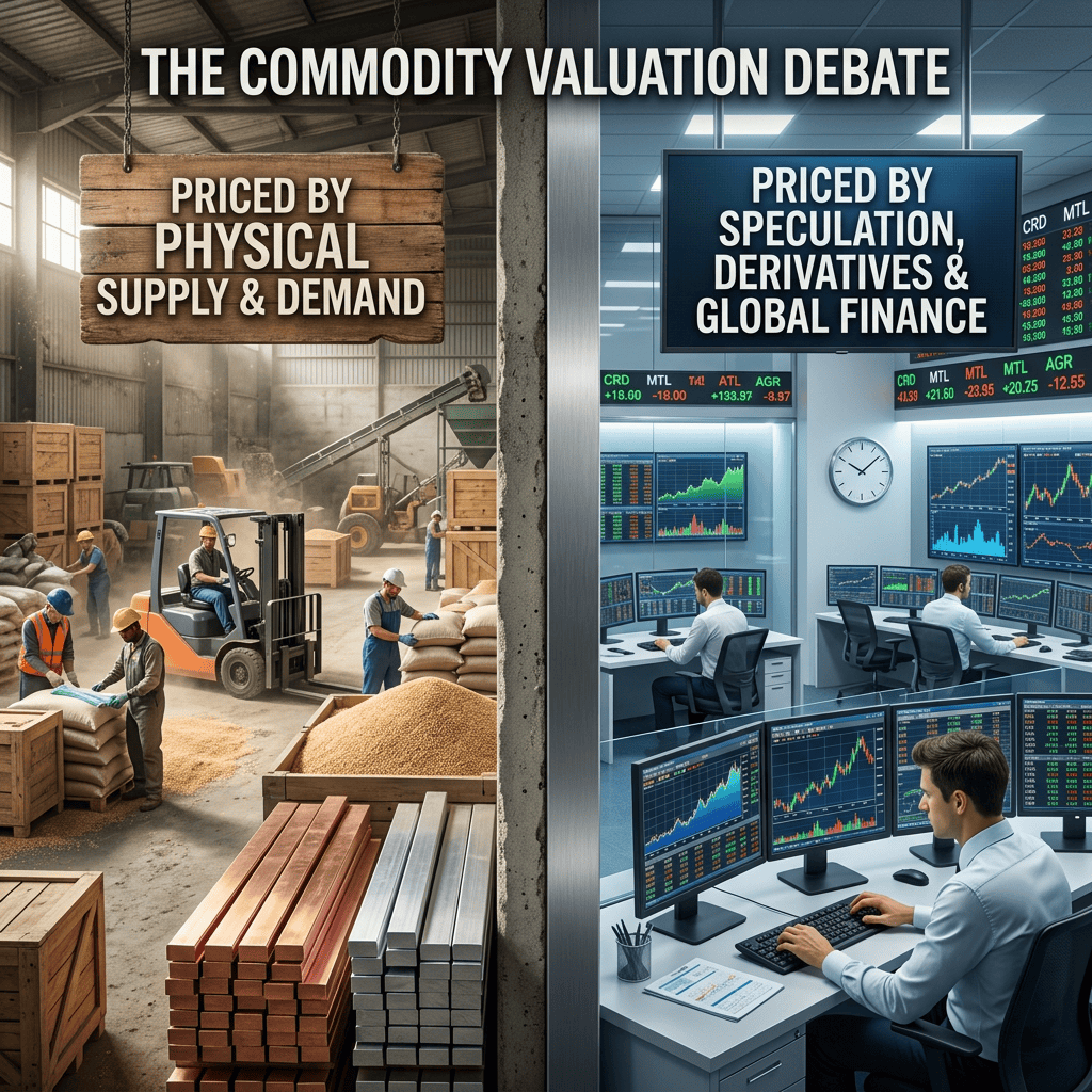 Are Commodities Priced According to Their Real Value or Like Financial&nbsp;Assets?